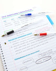 Prima Assorted Color Stick Pen w/ Cushion Grip (8/Pack)