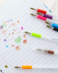 8 Color Prima Stick Pen w/ Cushion Grip