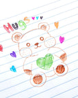 8 Color Prima Stick Pen w/ Cushion Grip