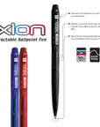 Ixion Assorted Color Retractable Pen (5/Pack)