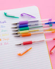 Essence Gel Pen 6 Glitter Color w/ Cushion Grip