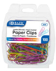 Paper Clip (50mm) Jumbo Color (100/Pack)