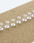Push Pins Clear Transparent (100/Pack)