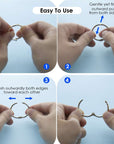 1" Metal Book Rings (12/Pack)
