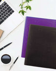 Poly 2-Pockets Portfolio - Cubic Embossed