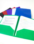 Poly 2-Pockets Portfolio - Cubic Embossed