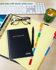 Canary Paper Dividers w/ 8-Insertable Color Tabs