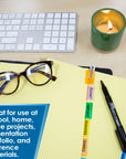 Canary Paper Dividers w/ 8-Insertable Color Tabs