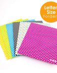 2 Pockets Fashion Portfolios - Polka Dot