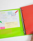 2-Pockets Portfolios - Metallic Color