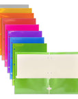 2-Pockets Portfolios - Metallic Color