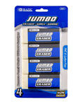 Block Jumbo Eraser (4/Pack)