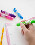 Retractable Dot.ted Stick Erasers (2/Pack)