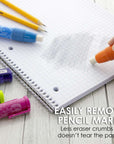 Retractable Paisley Stick Erasers (2/Pack)