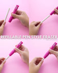 Retractable Paisley Stick Erasers (2/Pack)