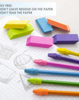 Neon Eraser Sets (12/Pack)