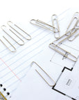Paper Clip (33mm) No.1 Regular Silver (200/Pack)
