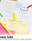 Pen Style Fluorescent Highlighter Yellow w/ Pocket Clip (5/Pk)