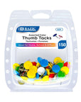 Thumb Tack Assorted Color (150/Pack)