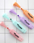 Pastel Highlighters w/ Pocket Clip (4/Pack)