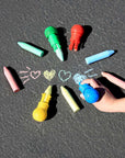 4 Sidewalk Chalk & 1 Chalk Holder