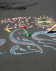 4 Sidewalk Chalk & 1 Chalk Holder