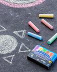 Jumbo Washable Sidewalk Chalks (6/Pack)