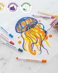 Silky Gel Crayons 12 Color