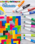 Jumbo Silky Gel Crayons 12 Color