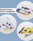 Small 3/4" (19mm) Assorted Color Binder Clip (20/Pack)