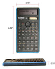 Scientific Calculator 240 Function Fancy color w/ Slide-On Case