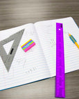 Ruler w/ Multiplication Prints 12" (30cm)(4/Pack)