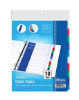 Dividers w/ 10-Color Tabs