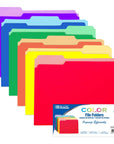 File Folder Color 1/3 Cut Letter Size (6/Pack)