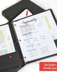 Binder 1.5" Black 3-Ring w/ 2-Pockets