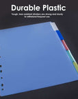 Dividers w/ 5-Insertable Color Tabs
