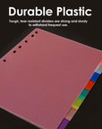 Dividers w/ 8-Insertable Color Tabs