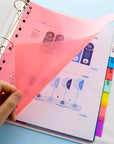 Dividers w/ 8-Insertable Color Tabs