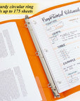 1" Bright Color Poly 3-Ring Binder w/ Pocket