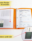 1" Bright Color Poly 3-Ring Binder w/ Pocket