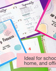 Binder View 1" Assorted Neon Color 3-Ring w/ 2-Pockets
