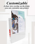 Binder View 1" White 3-Ring w/ 2-Pockets