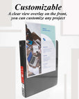 Binder View 1.5" Black 3-Ring w/ 2-Pockets