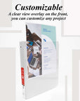 Binder View 1.5" White 3-Ring w/ 2-Pockets