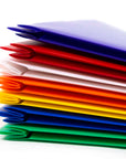 Poly 2-Pockets Portfolio - Solid Color w/ 3-Prong Fastener