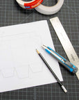 Stainless Steel Ruler w/ Non Skid Back 12" (30cm)