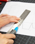 Stainless Steel Ruler w/ Non Skid Back 12" (30cm)
