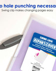 Report Cover Translucent w/ Swing Lock