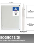 Clear A4/Letter Size Zip Envelope