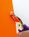 Premium Single Hole Paper Punch w/ Cushion Grip